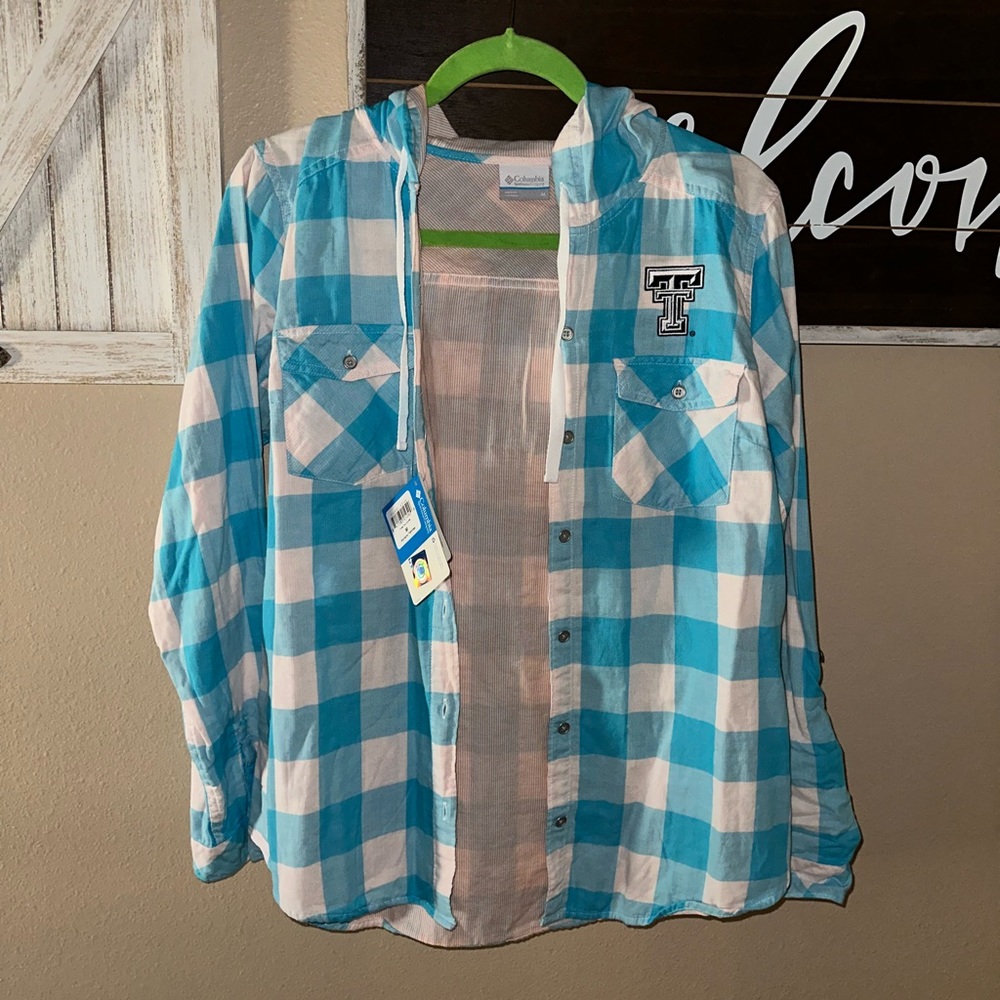 Texas Tech shirt Columbia NWT